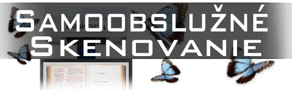 Nová služba - samoobslužné skenovanie