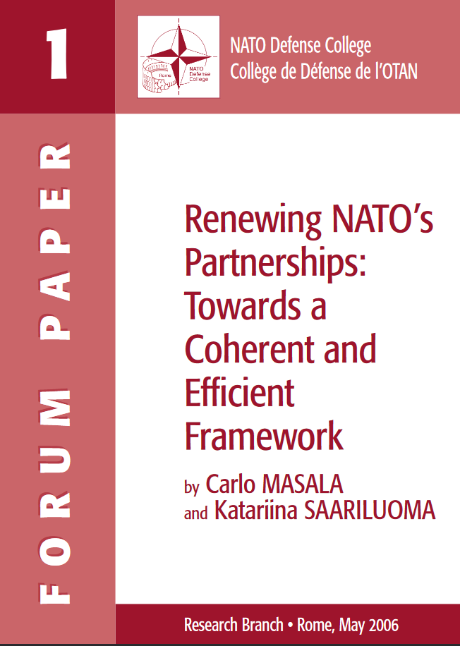 Renewing NATO's partnerships: Towards a Coherent and Efficient Framework