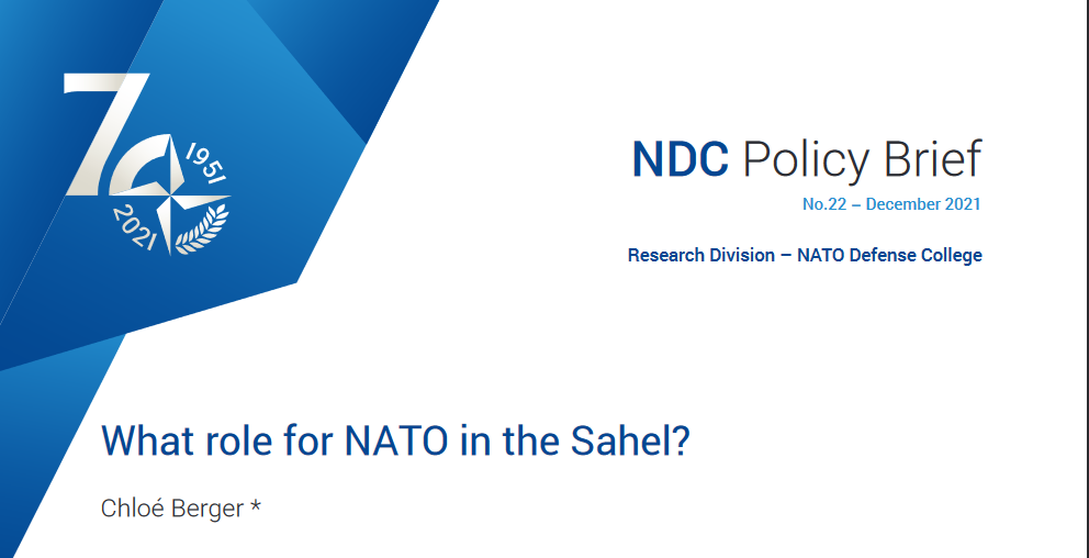 What role for NATO in the Sahel?