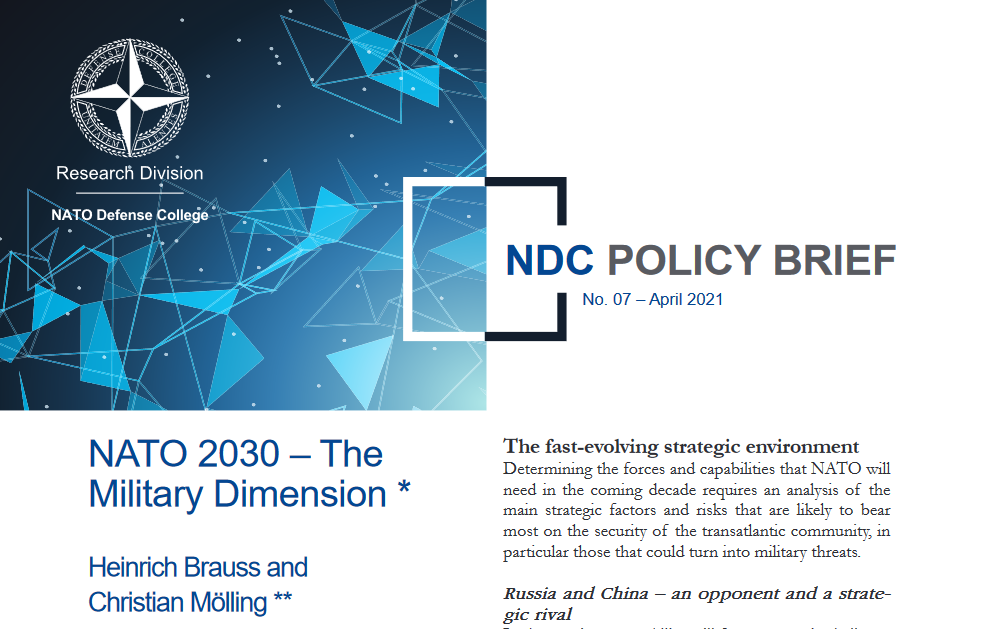 NATO 2030: The Military Dimension