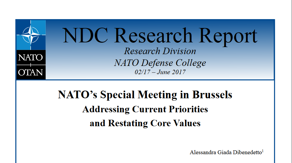 NATO's Special Meeting in Brussels Addressing Current Priorities and Restating Core Values