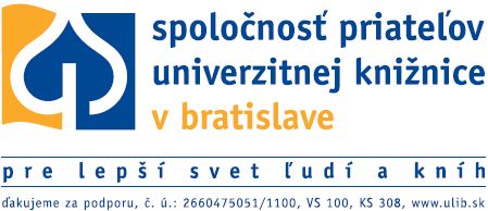 Logo Spoločnosti priateľov Univerzitnej knižnice v Bratislave