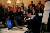 Názov: ELAG 2009 (European Library Automation Group - New Tools of the Trade)
Účastníci: 
Cristian Bernareggi (University of Milan: Bibliotheca Informatica)
(FOTO: Jerguš Kováčik © Gephoae)