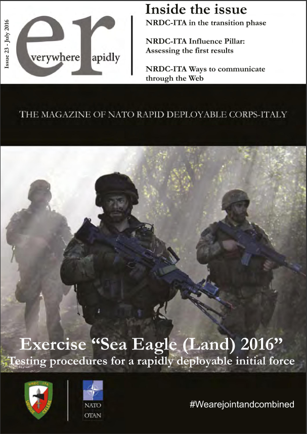 Exercise “Sea Eagle (Land) 2016” Testing procedures for a rapidly deployable initial force