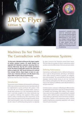 Machines Do Not Think! The Contradiction with Autonomous Systems