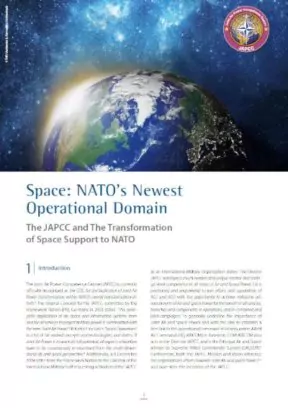 Space: NATO's Newest Operational Domain