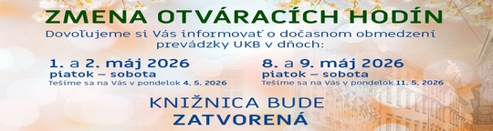 Prevádzkové hodiny UKB